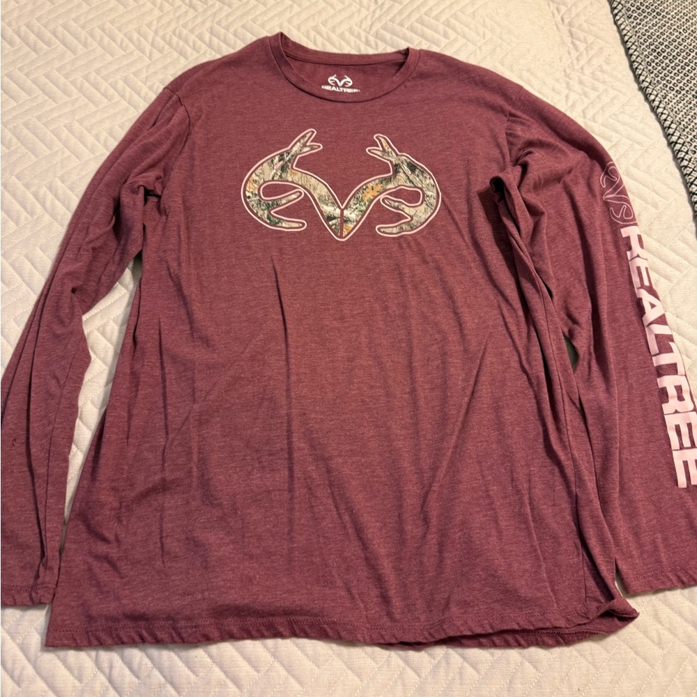 Real tree long sleeve shirt